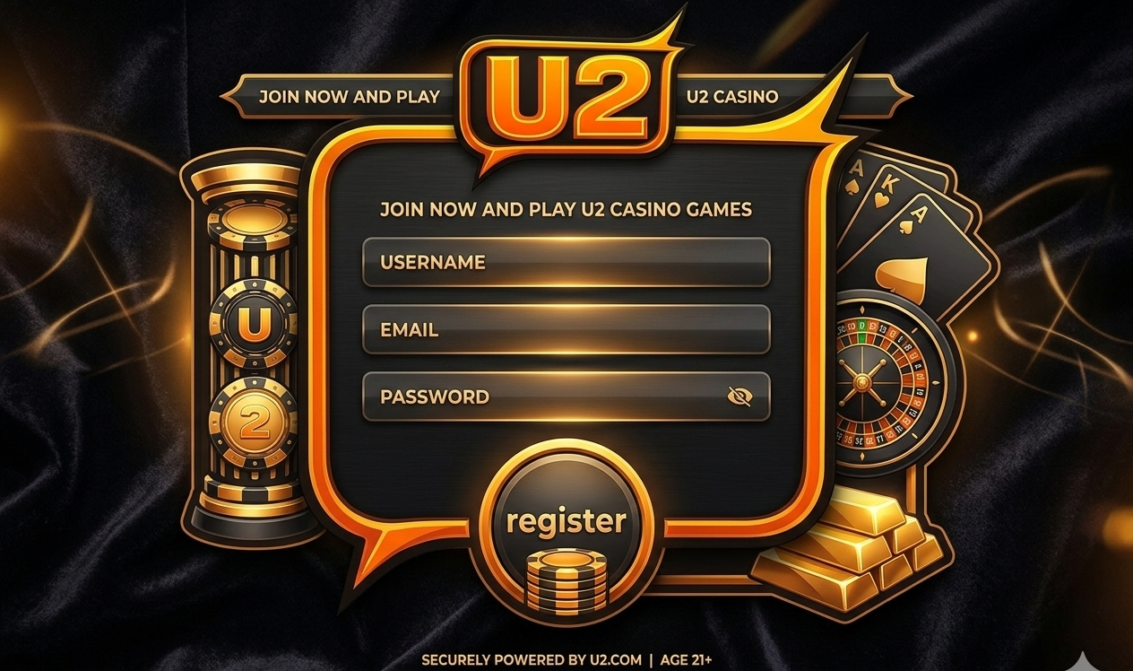 U2 Casino register page Malaysia online casino member sign up account registration