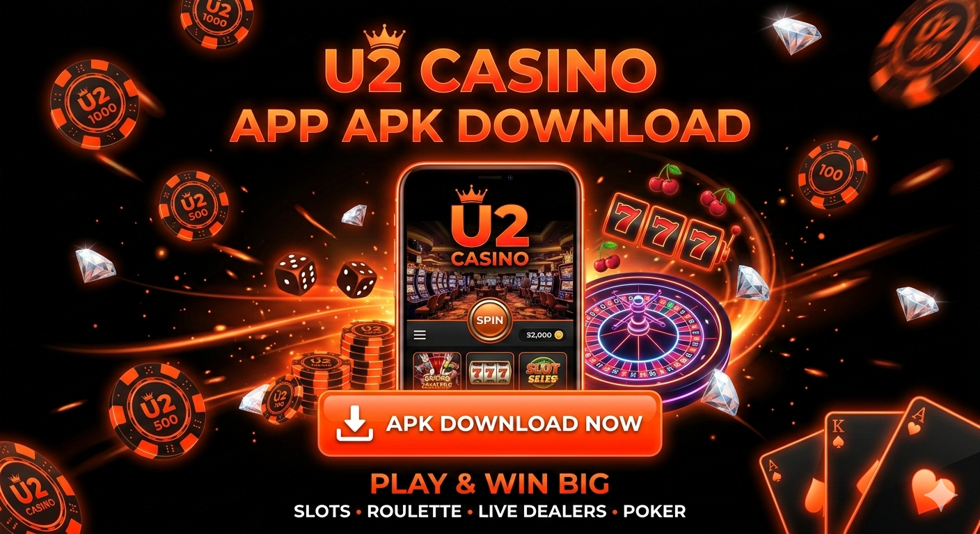 U2 casino APK download Android install app online casino Malaysia fast secure mobile betting platform